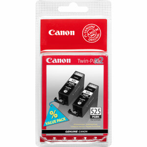 Canon PGI-525 Ink Cartridge Black - 2 Pack