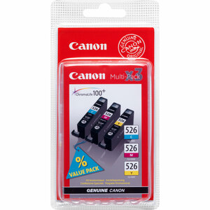 Canon CLI526-CMY Ink Cartridge - Cyan, Magenta, Yellow