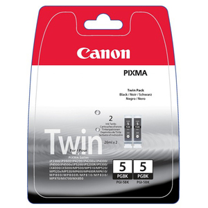 Canon Black PGI-5BK Ink Cartridge Twin Pack