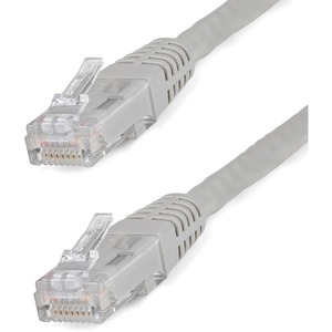 StarTech.com 35 ft Grey Molded Cat6 UTP Patch Cable - Cat 6 for Network Device - 1 x RJ-45 Male Network