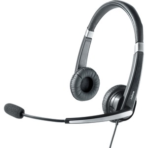 Jabra UC Voice 550 MS Duo Wired Stereo Headset - Over-the-head - Semi-open - Black - USB