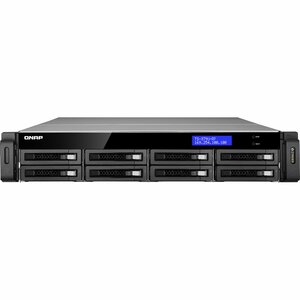 Qnap Systems Intel Xeon E3 1225 Quad Core 4 Core 3 10 Ghz 8 X Total Bays Clustering Supported 4 Gb Ram Ddr3 Sdram Raid Supported 0 1 5 6 10 5 Hot Spare 6 Hot Spare 10 Hot Spare Jbod 2 X Total Slot S Esata Vga Network Rj 45 6 X Usb Ports 4 2 Usb 3 0 Port S Linux 2u Rack Mountable Tsec879urp