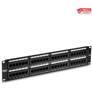 TRENDnet TC-P48C6 48 Ports Network Patch Panel - 48 x RJ-45 - 48 x RJ-11