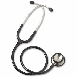 Medline Accucare Stethoscope - Black - Adult