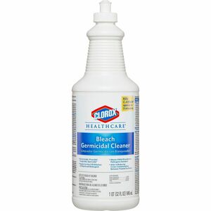Clorox Healthcare Bleach Germicidal Cleaner - Liquid - 32 fl oz (1 quart) - 1 Each - White