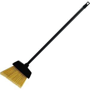 Genuine Joe Plastic Lobby Broom, 32" Length, GJO02408 - 32" Handle Length - 1 Each - Black