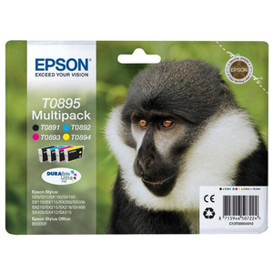 Epson T0895 Ink Cartridge - Black, Cyan, Magenta, Yellow