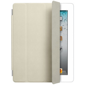 Apple iPad Smart Cover - Leather - Cream