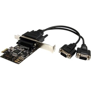 StarTech.com 2 Port RS232 PCI Express Serial Card w/ Breakout Cable - PCI Express - 2 x DB-9 Male RS-232 Serial