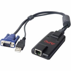 Apc For Keyboard Mouse Monitor Kvm Switch 1 X Hd 15 Male Vga 1 X Type A Male Usb 1 X Rj 45 Female Network Kvmusb