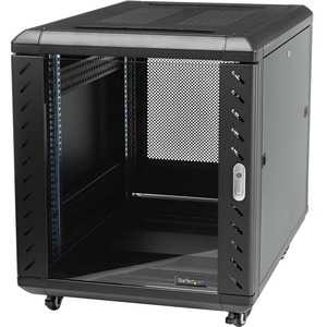 StarTech.com 12U 36in Knock-Down Server Rack Cabinet with Casters - 36 12U