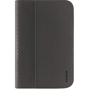 Belkin Slim Folio Carrying Case Folio for 17.8 cm 7inch Tablet PC - Black - Faux Leather