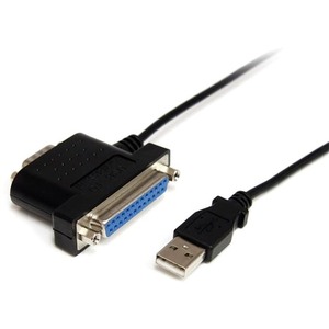 StarTech.com 3 ft 1s1p USB to Serial Parallel Port Adapter Cable - Serial/Parallel for Modem
