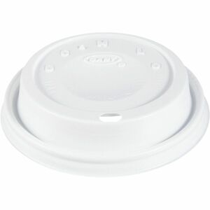 Dart 12 oz (355 mL) White, Cappuccino - Dome - 3.6" Diameter - High Impact Polystyrene (HIPS) - White - 1000 / Carton