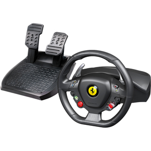 Thrustmaster Ferrari 458 Italia Gaming Steering Wheel, Gaming Pedal