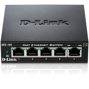 D-Link DES-105 5 Ports Ethernet Switch