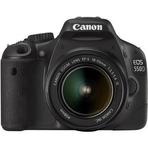 Canon EOS 550D 18 Megapixel Digital SLR Camera Body with Lens Kit - 18 mm - 55 mm