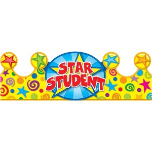 Carson Dellosa Education Star Student Crowns - Star Student - 30/Pack - Multicolor