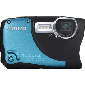 Canon PowerShot D20 12.1 Megapixel Compact Camera - Blue