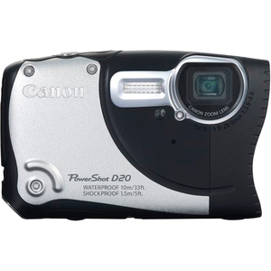 Canon PowerShot D20 12.1 Megapixel Compact Camera - Silver