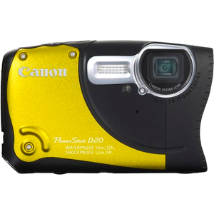 Canon PowerShot D20 12.1 Megapixel Compact Camera - Yellow