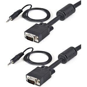 StarTech.com 15m Coax High Resolution Monitor VGA Video Cable with Audio HD15 M/M