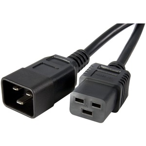 StarTech.com Computer Power Cord - C19 to C20 - AC Power Cord - 3 ft - IEC 60320 C19 - IEC 60320 C20