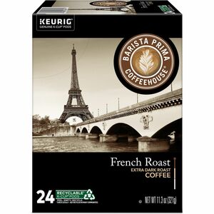 Barista Prima Coffeehouse® K-Cup, Pod French Roast Keurig Single Serve K-Cup Pods, 24 Count - Compatible with Keurig Brewer - Regular - French - K-Cup, Pod - Barista, Arabica