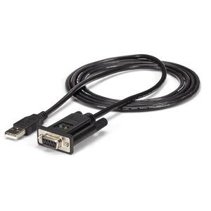 StarTech.com 1 Port USB to Null Modem RS232 DB9 Serial DCE Adapter Cable with FTDI - 1 x DB-9 Female Serial