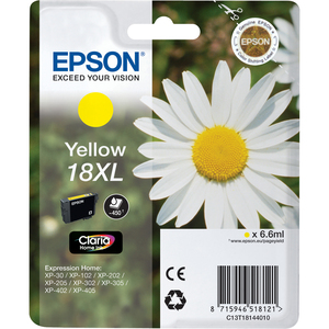 Epson Ink Cartridge - Yellow - Inkjet - 450 Page