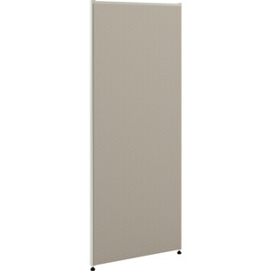 HON Verse HBV-P6030 Panel - 30" Width x 60" Height - Metal, Plastic, Fabric - Light Gray, Gray - 1 Each