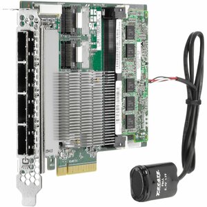 Hp Serial Ata 600 Pci Express 3 0 X8 Plug In Card Raid Supported 0 1 1 0 5 6 50 60 Jbod 1 Adm Raid Level 6 Total Sas Port S 2 Sas Port S Internal 4 Sas Port S External Flash Backed Cache 615418b21