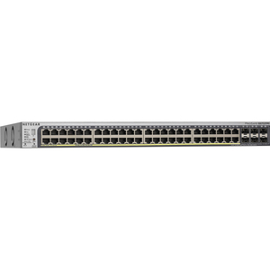 Netgear ProSafe GS752TPS 46 Ports Manageable Ethernet Switch - 40 x PoE Ports - 8 x PoEplus Ports - 6 x Expansion Slots - 10/100/1000Base-T - Shared SFP Slot - 6 - 2 La