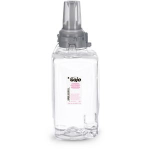 Gojo® ADX-12 Clear/Mild Handwash Refill - 42.3 fl oz (1250 mL) - Push Pump Dispenser - Hand, Skin - Moisturizing - Clear - Dye-free, Fragrance-free, Rich Lather, Bio-based - 1