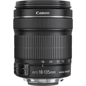 Canon - 18 mm to 135 mm - f/3.5 - 5.6 - Zoom Lens for Canon EF/EF-S - 67 mm Attachment - 0.28x Magnification - 7.5x Optical Zoom - STM - 76.6 mmDiameter