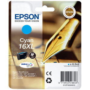 Epson DURABrite Ultra 16XL Ink Cartridge - Cyan