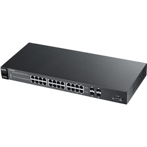 Zyxel 20 Port Gbe 4 Gbe Combo Gbe Sfp 10 100 1000 Base T Fanless Design Rackmount Gs191024