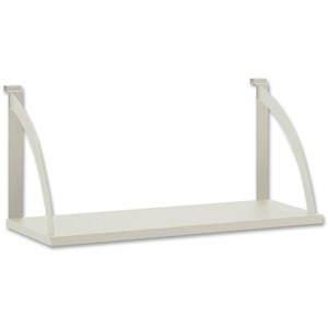 HON Verse Hanging Shelf, 24"W - 24" Width x 14.5" Depth - Steel - Light Gray