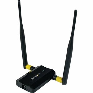 StarTech.com USB 802.11N Dual Band Wireless Network Adapter - 300 Mbps High Power 2T2R Wi-Fi 2.4/5GHz - 300Mbps - External
