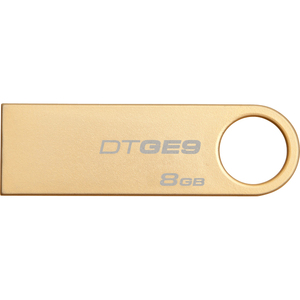 Kingston DataTraveler GE9 8 GB USB 2.0 Flash Drive - Gold - 1 Pack