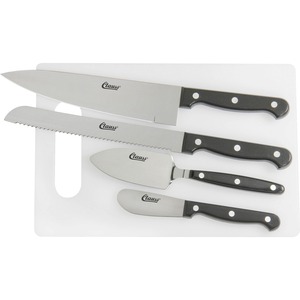 Acme United 5pc Cutting Board Knife Set - 5 Piece(s) - 1/Set - Knife Set - 1 x Bread Knife, 1 x Spatula, 1 x Spreader, 1 x Chef's Knife - Dishwasher Safe - Acrylonitrile Butad