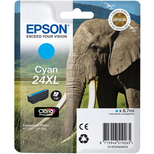 Epson Claria 24XL Ink Cartridge - Cyan