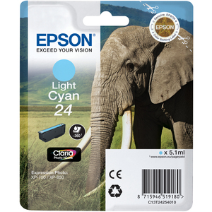 Epson Claria 24 Ink Cartridge - Light Cyan