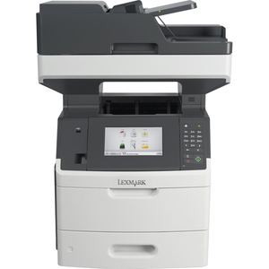 Lexmark MX710DHE Laser Multifunction Printer - Monochrome - Plain Paper Print - Desktop