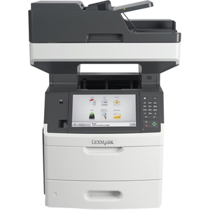 Lexmark MX711DHE Laser Multifunction Printer - Monochrome - Plain Paper Print - Desktop