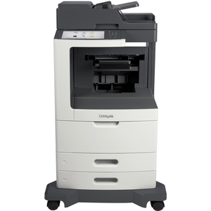 Lexmark MX810DFE Laser Multifunction Printer - Monochrome - Plain Paper Print - Desktop