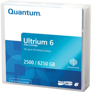 Quantum MR-L6MQN-20 Data Cartridge LTO-6 - 20 Pack - 2.50 TB Native / 6.25 TB Compressed - 846 m Tape Length