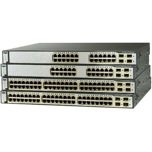 Cisco Catalyst 3750V2-48PS 48 Ports Manageable Layer 3 Switch