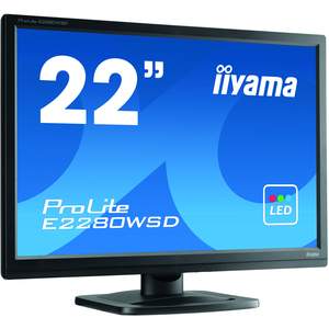 iiyama ProLite E2280WSD-B1 55.9 cm 22inch LED LCD Monitor - 5 ms