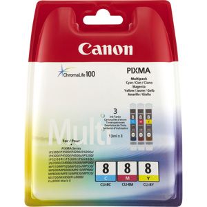 Canon CLI-8 Ink Cartridge - Cyan, Magenta, Yellow